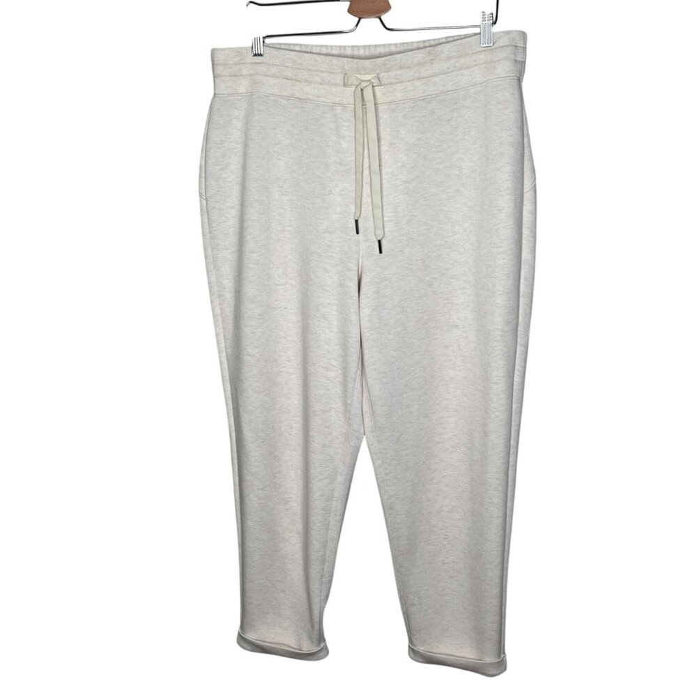 Spanx Womens Heather Beige Airessentials Tapered Sweatpants 2X 50240r